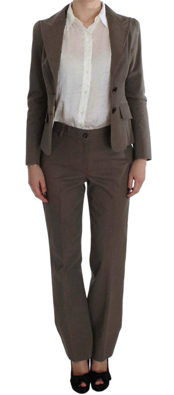 BENCIVENGA Beige Wool Cotton Suit -   -  BENCIVENGA.