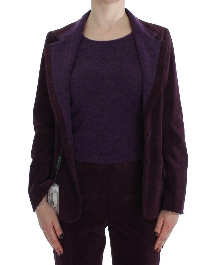 BENCIVENGA Purple Wool Suit T-Shirt Set -   -  BENCIVENGA.