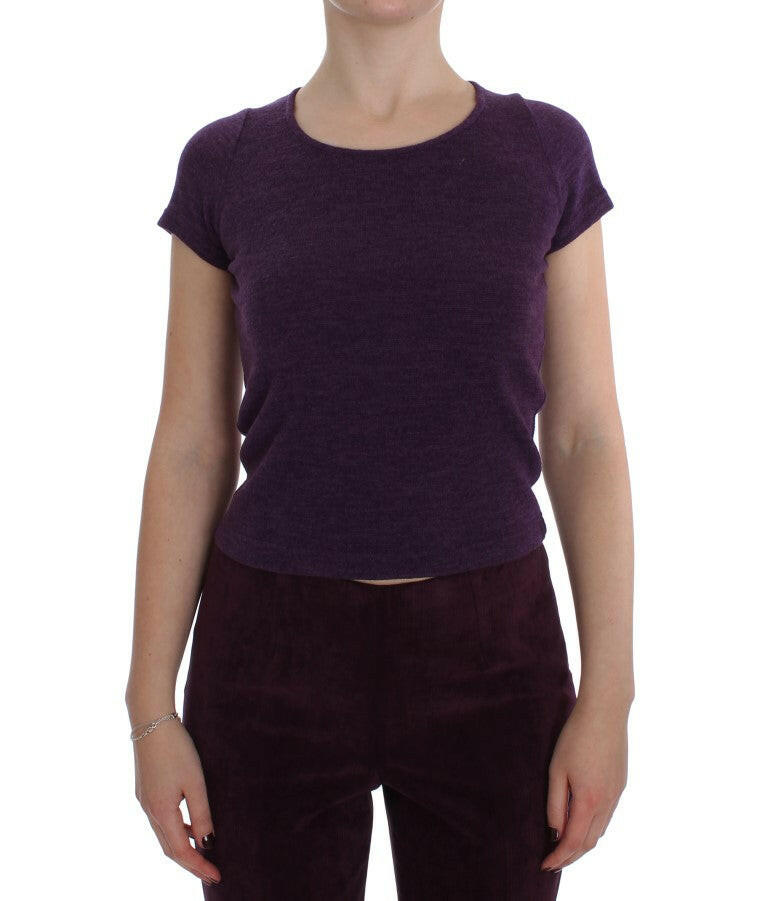 BENCIVENGA Purple Wool Suit T-Shirt Set -   -  BENCIVENGA.