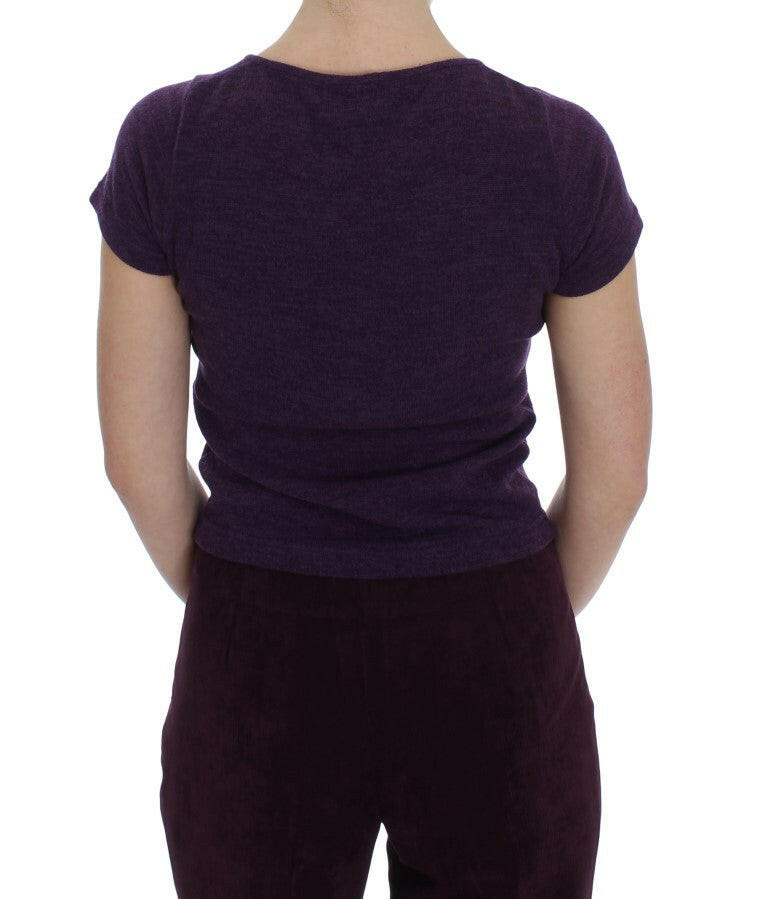 BENCIVENGA Purple Wool Suit T-Shirt Set -   -  BENCIVENGA.