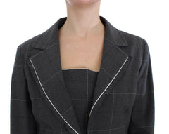 BENCIVENGA Gray Stretch Sheath Dress Suit Set -   -  BENCIVENGA.