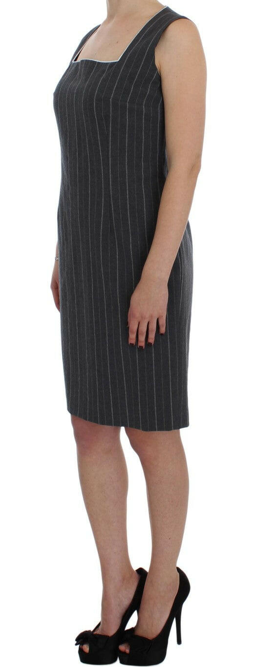 BENCIVENGA Gray Stretch Suit Sheath Dress & Blazer Set -   -  BENCIVENGA.