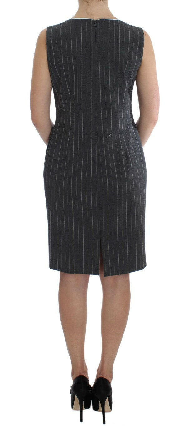 BENCIVENGA Gray Stretch Suit Sheath Dress & Blazer Set -   -  BENCIVENGA.