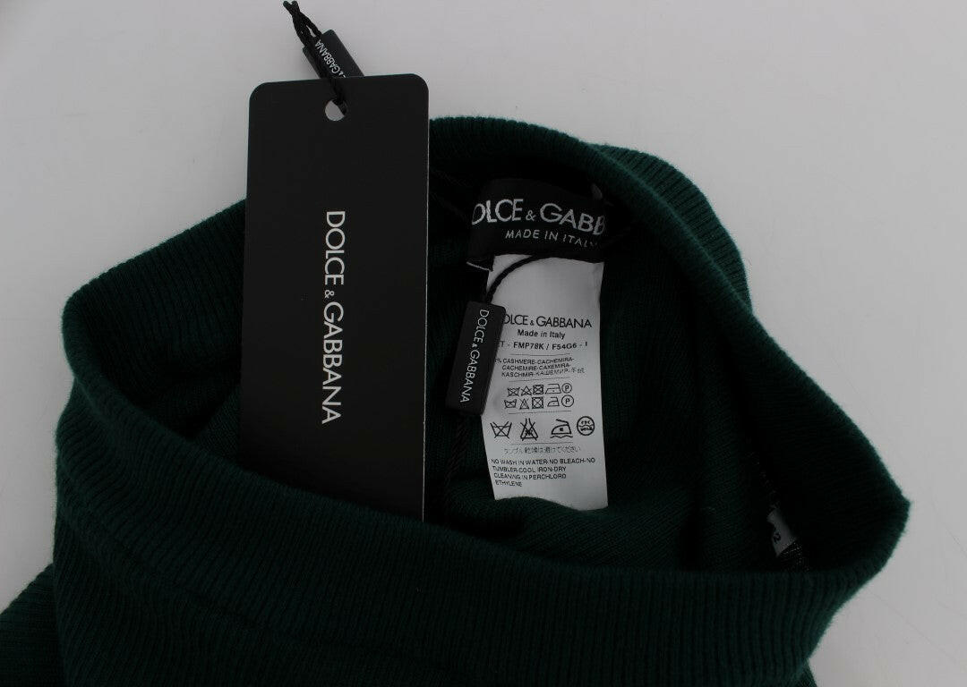 Dolce & Gabbana Green Cashmere Stretch Tights Pants -   -  Dolce & Gabbana.