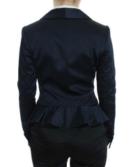 Exte Blue Three Button Single Breasted Blazer Jacket -   -  Exte.