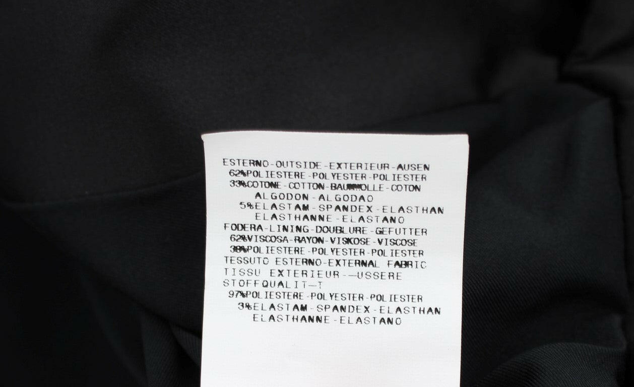 Exte Black Stretch Single Breasted Blazer Jacket -   -  Exte.