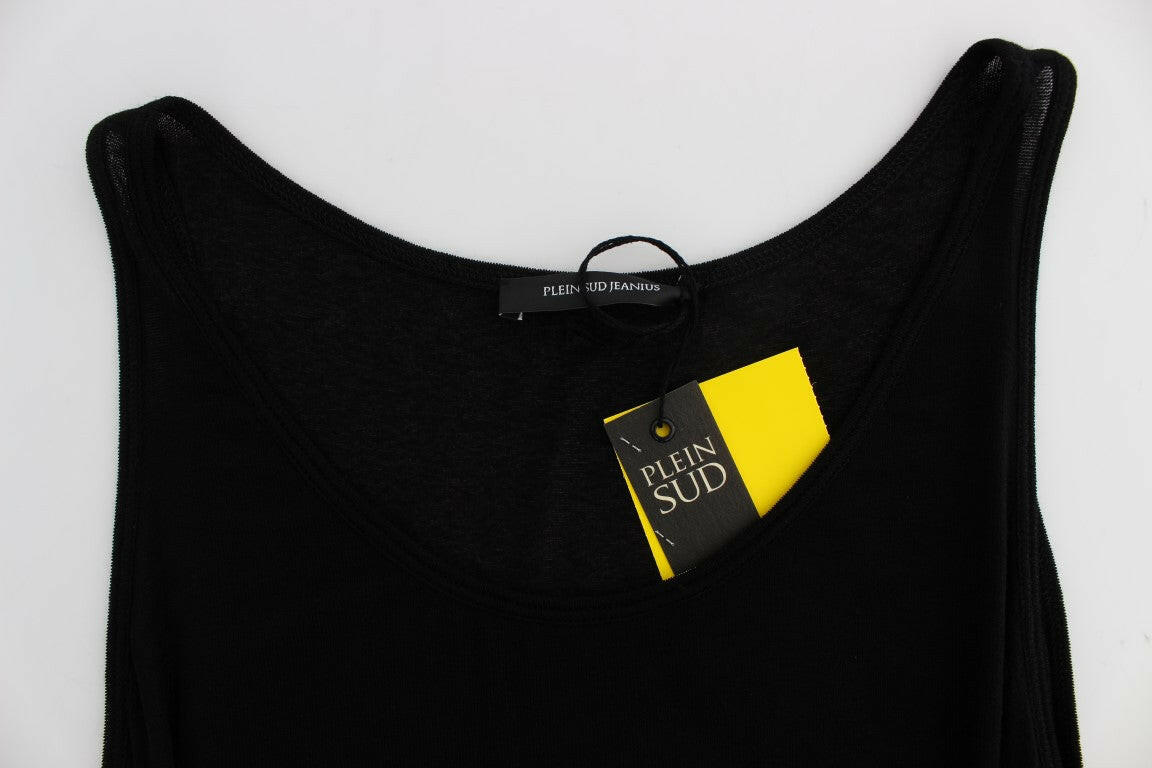 PLEIN SUD Black Stretch Sleeveless Blouse -   -  PLEIN SUD.