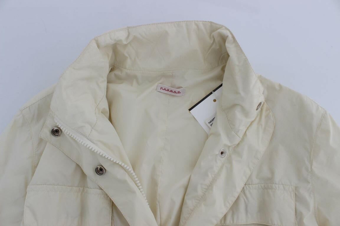 P.A.R.O.S.H. Beige Weather Proof Trench Jacket Coat -   -  P.A.R.O.S.H..