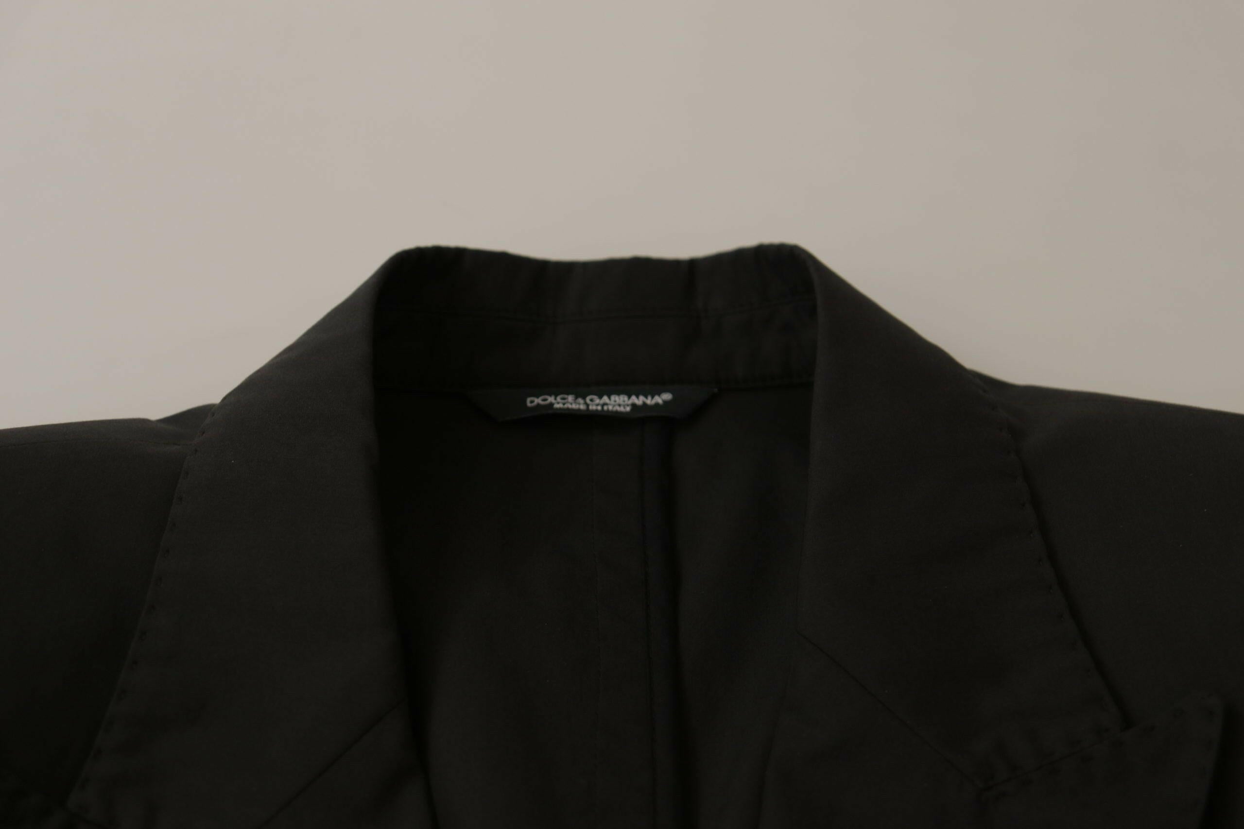 Dolce & Gabbana Black Single Breasted TAORMINA Breasted Blazer -   -  Dolce & Gabbana.