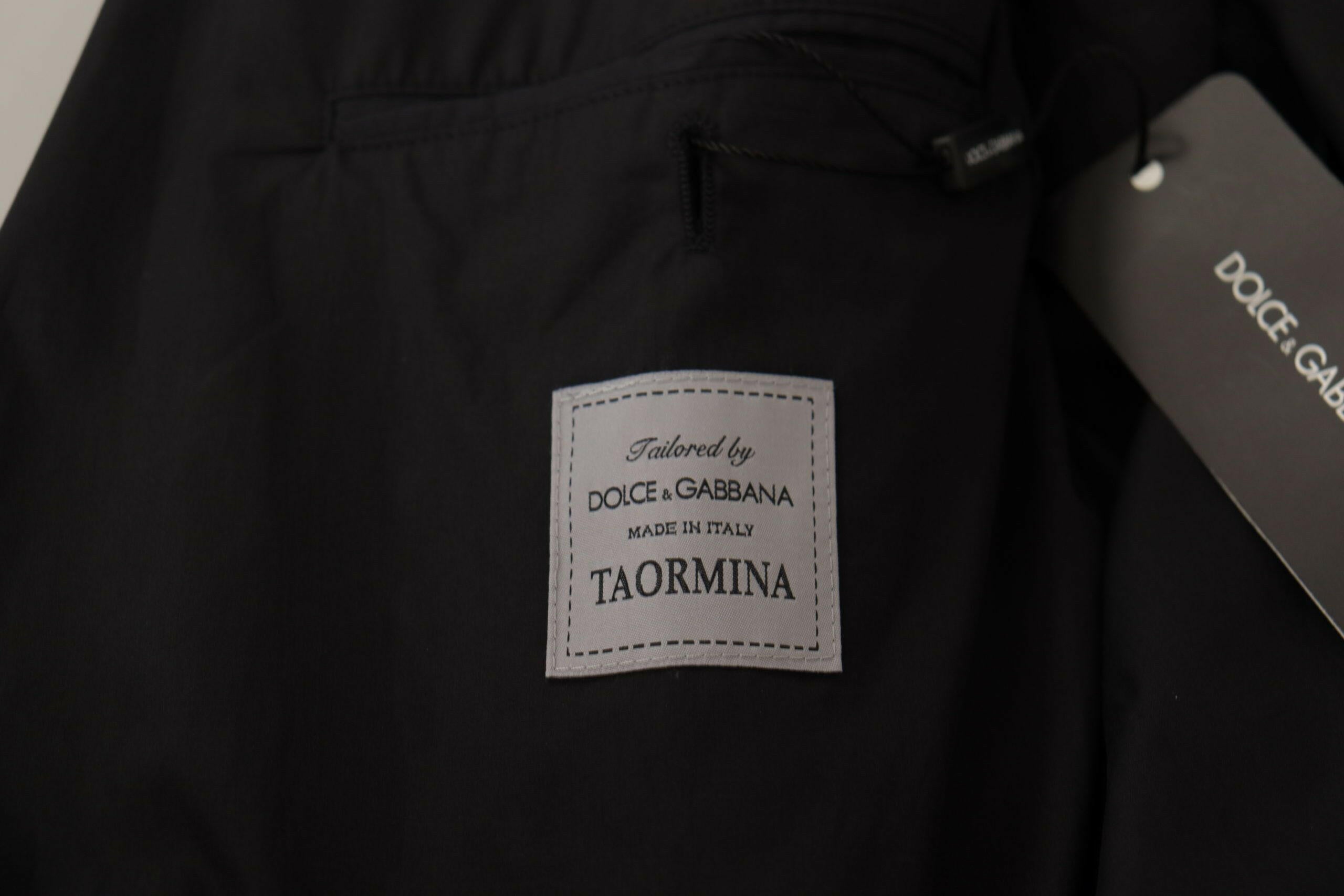 Dolce & Gabbana Black Single Breasted TAORMINA Breasted Blazer -   -  Dolce & Gabbana.