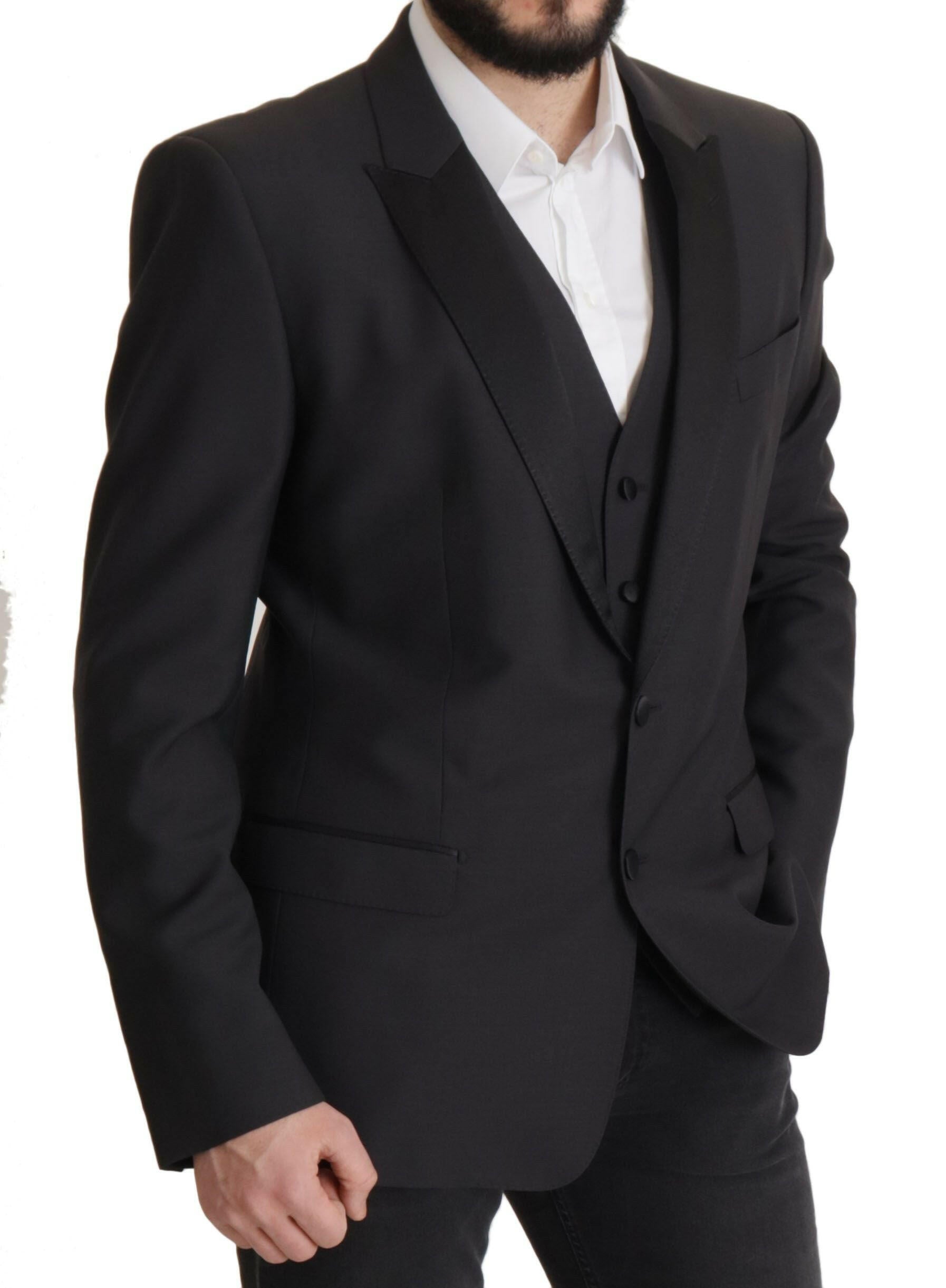 Dolce & Gabbana Dark Blue Single Breasted MARTINI Blazer -   -  Dolce & Gabbana.