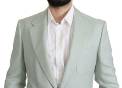 Dolce & Gabbana Green Cashmere Jacket Blazer Jacket -   -  Dolce & Gabbana.