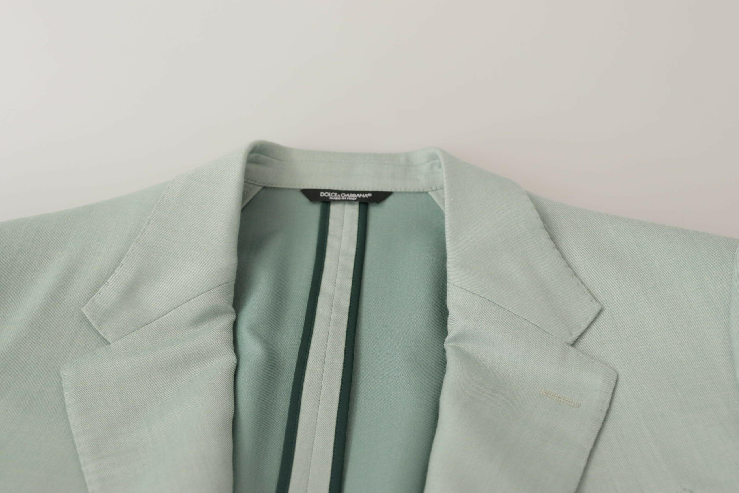 Dolce & Gabbana Green Cashmere Jacket Blazer Jacket -   -  Dolce & Gabbana.