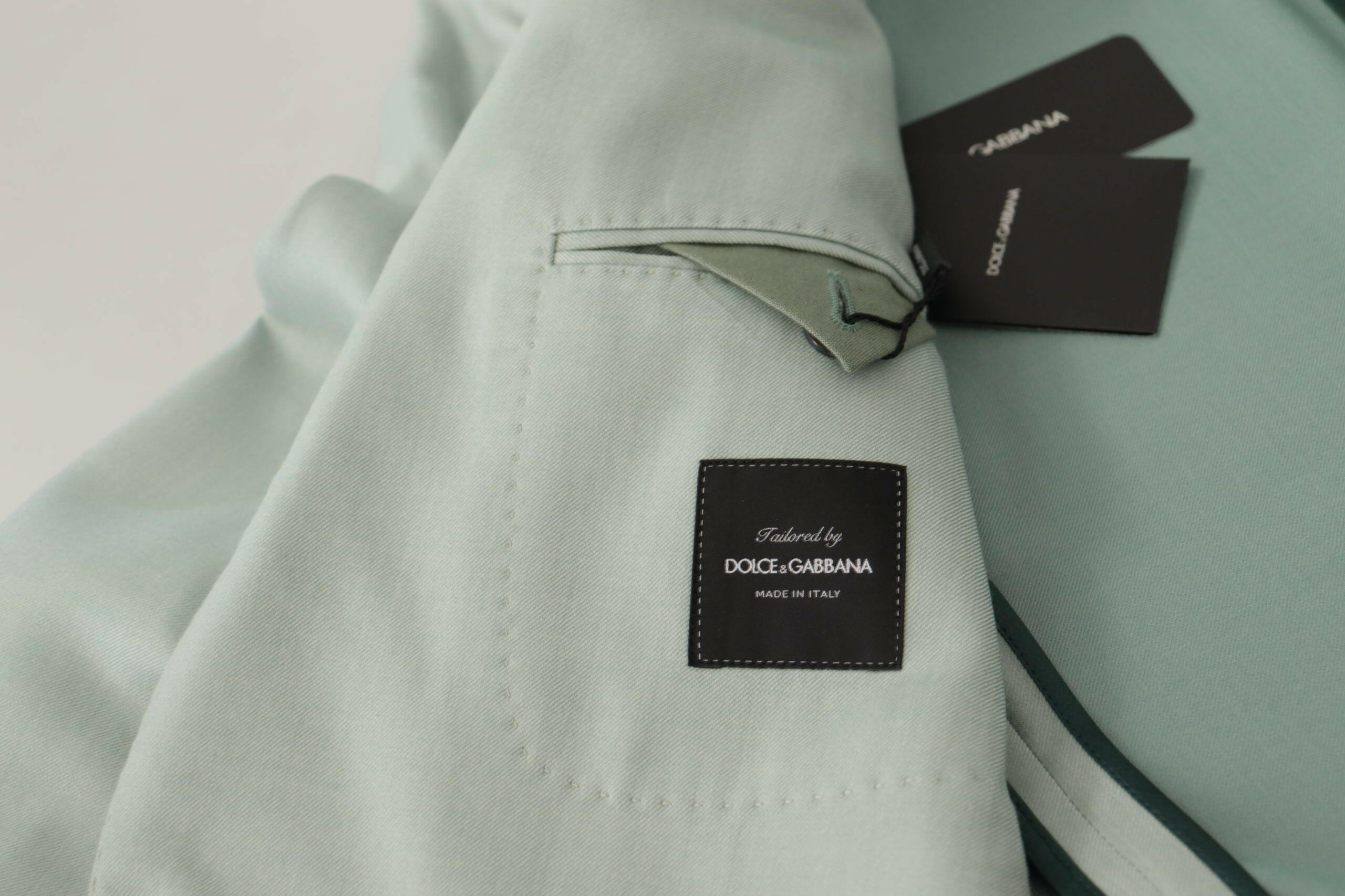 Dolce & Gabbana Green Cashmere Jacket Blazer Jacket -   -  Dolce & Gabbana.