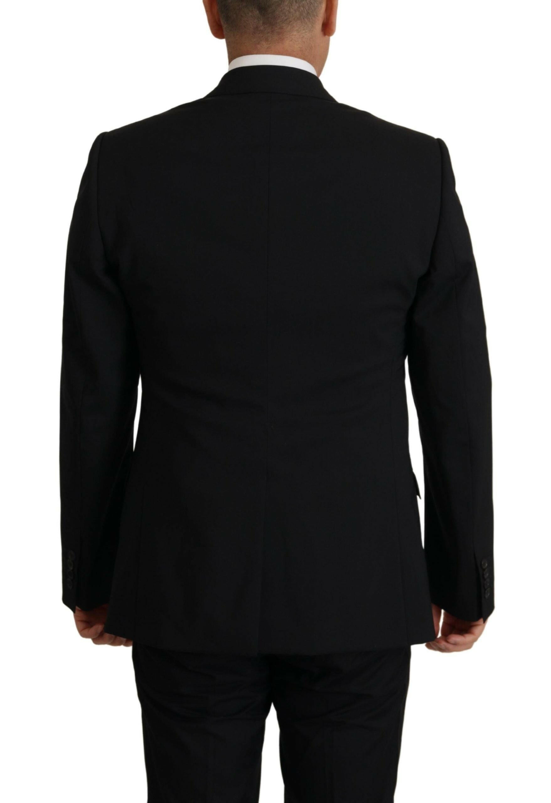 Dolce & Gabbana Black Jacket Vest 2 Piece MARTINI Blazer -   -  Dolce & Gabbana.