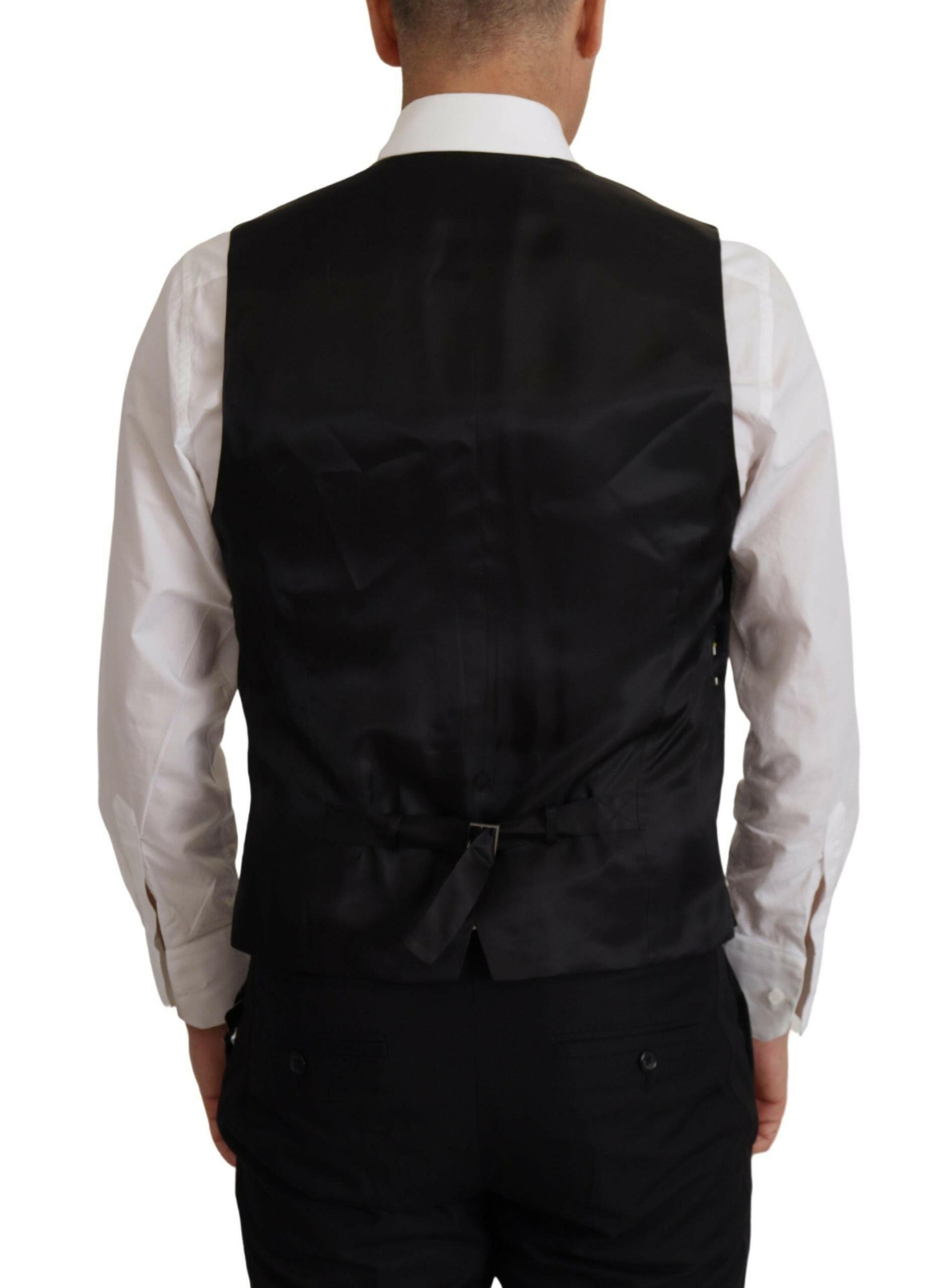 Dolce & Gabbana Black Jacket Vest 2 Piece MARTINI Blazer -   -  Dolce & Gabbana.