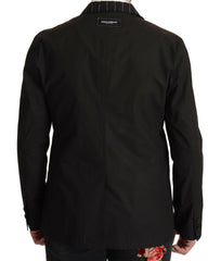 Dolce & Gabbana Black Cotton Single Breasted Blazer Jacket -   -  Dolce & Gabbana.