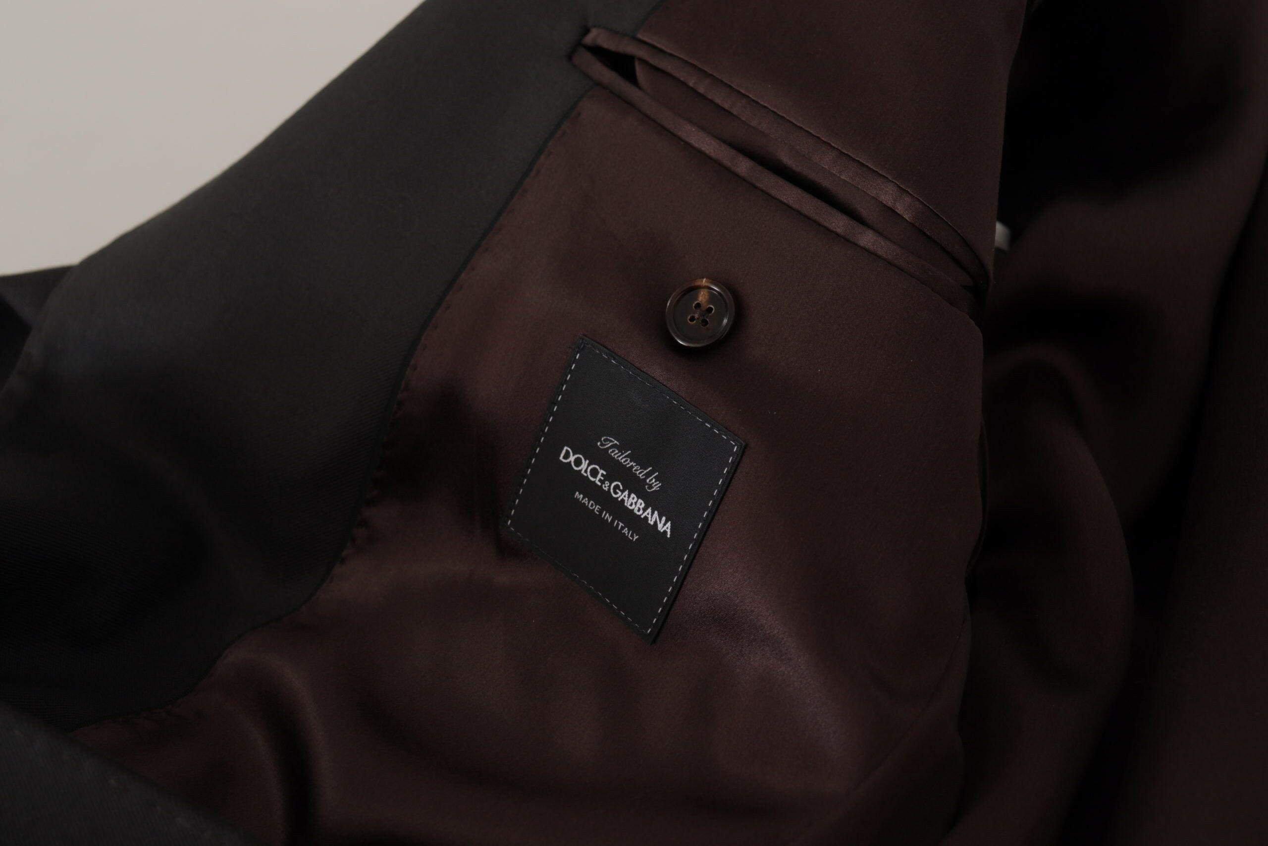 Dolce & Gabbana Black Wool Single Breasted Blazer v -   -  Dolce & Gabbana.