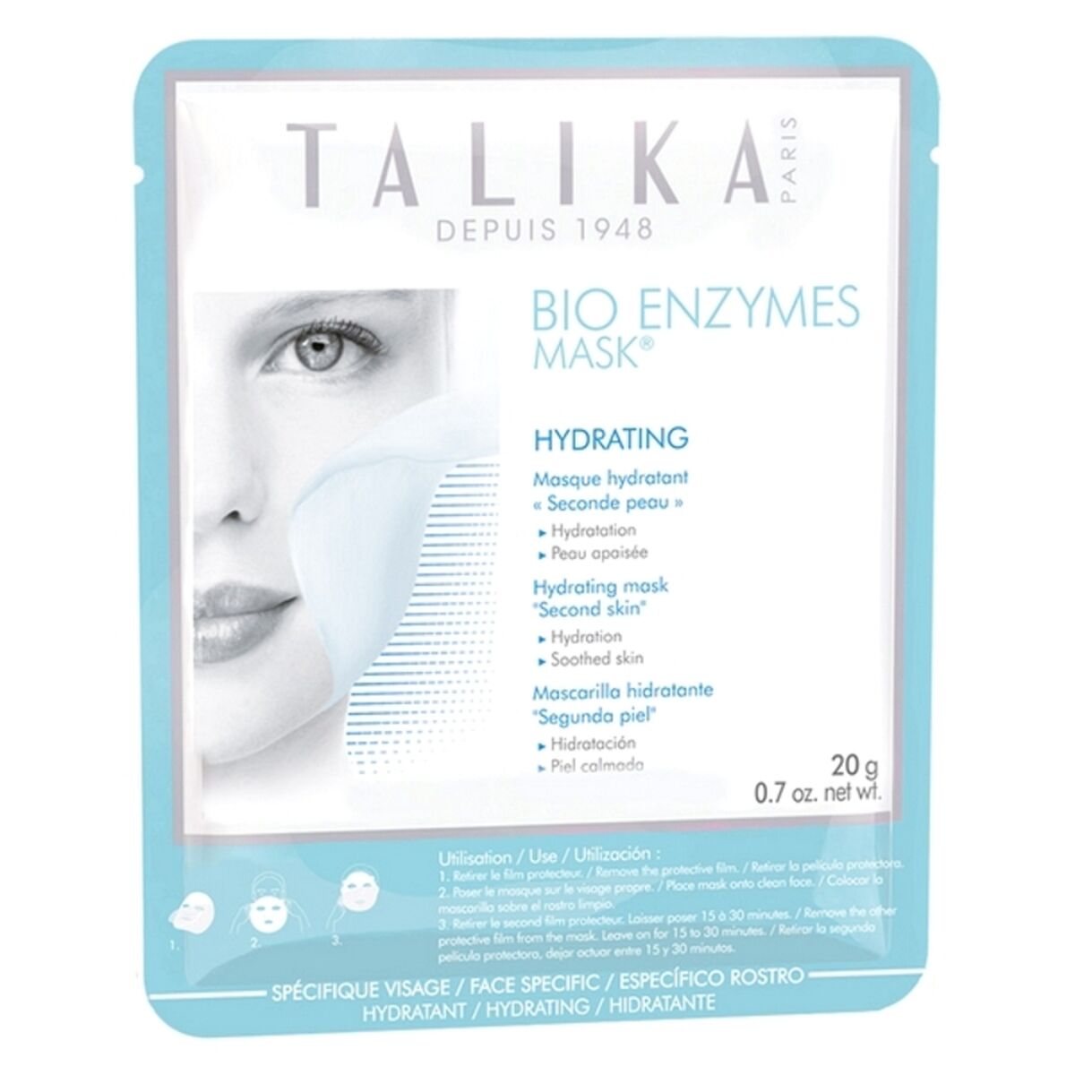 Facial Mask Bio Enzymes Talika (20 gr) -  Beauty, Skin care -  Talika.