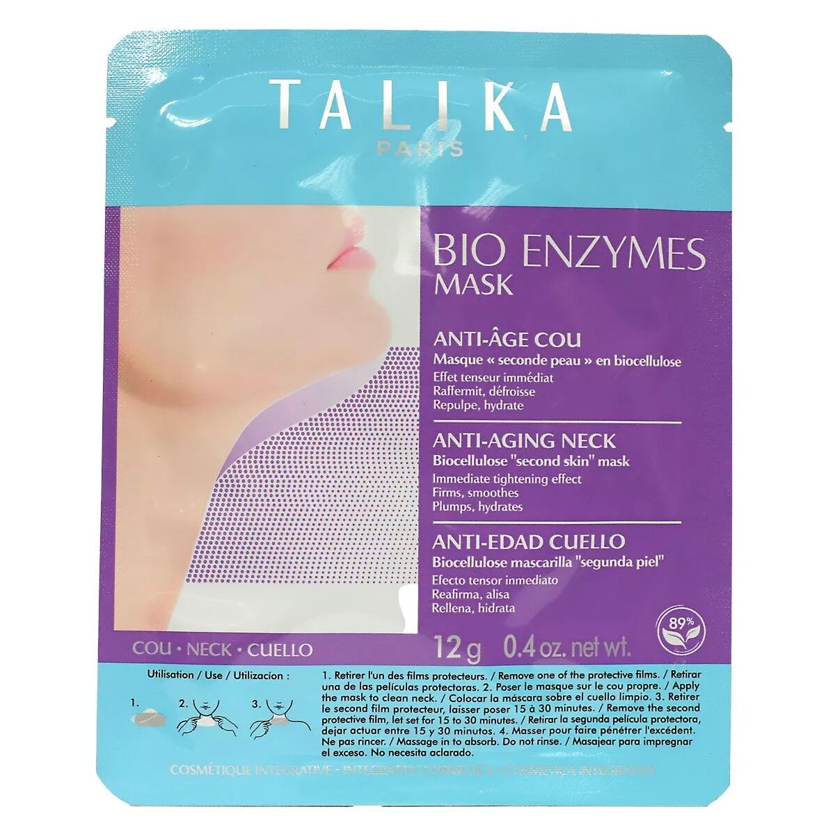Mask Talika BIO ENZYMES 12 g Anti-ageing Neck -  Beauty, Skin care -  Talika.