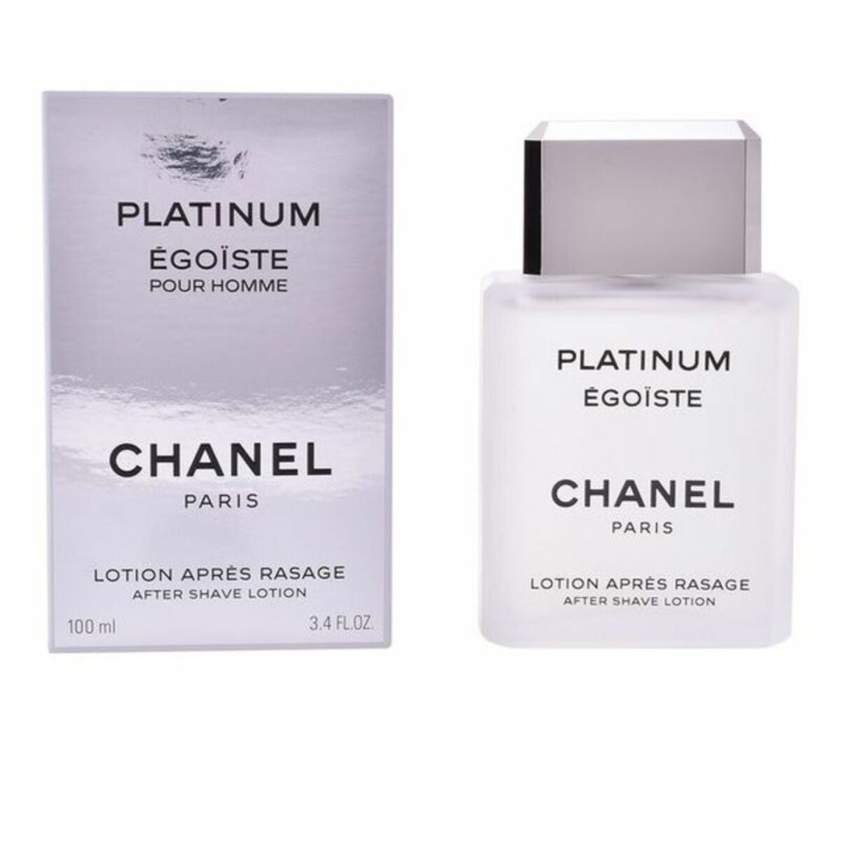 Aftershave Lotion Égoïste Platinum Chanel égoïste Platinum (100 ml) 100 ml -  Beauty, Shaving and hair removal -  Chanel.