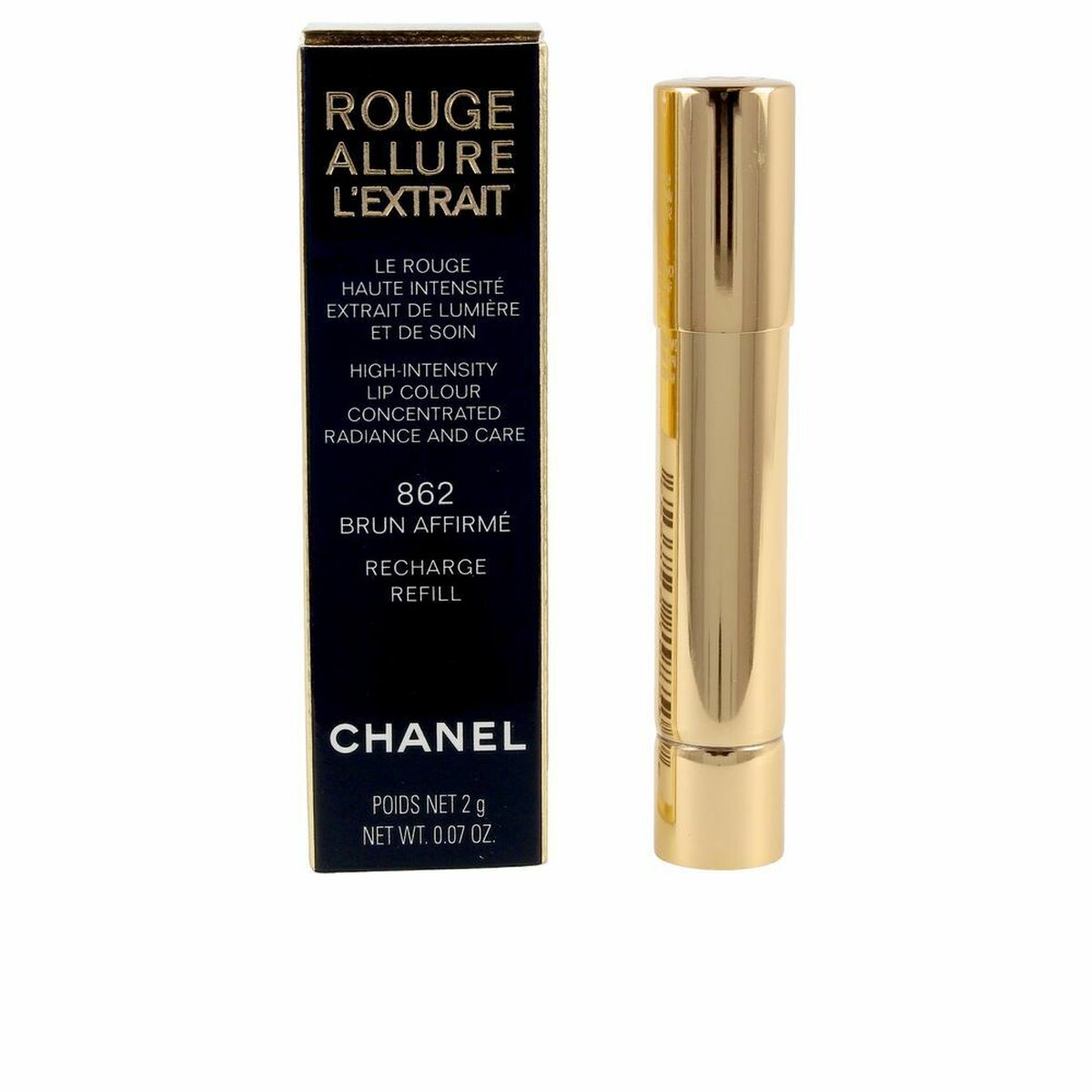 Lipstick Chanel Rouge Allure L'extrait Brun Affirme 862 1 -  Beauty, Make-up -  Chanel.