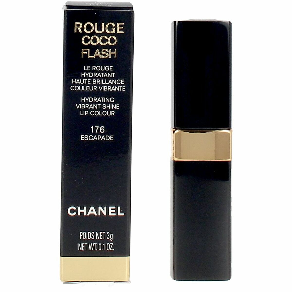 Lip balm Chanel Rouge Coco Flash Nº 176 Escapade 3 g -  Beauty, Make-up -  Chanel.