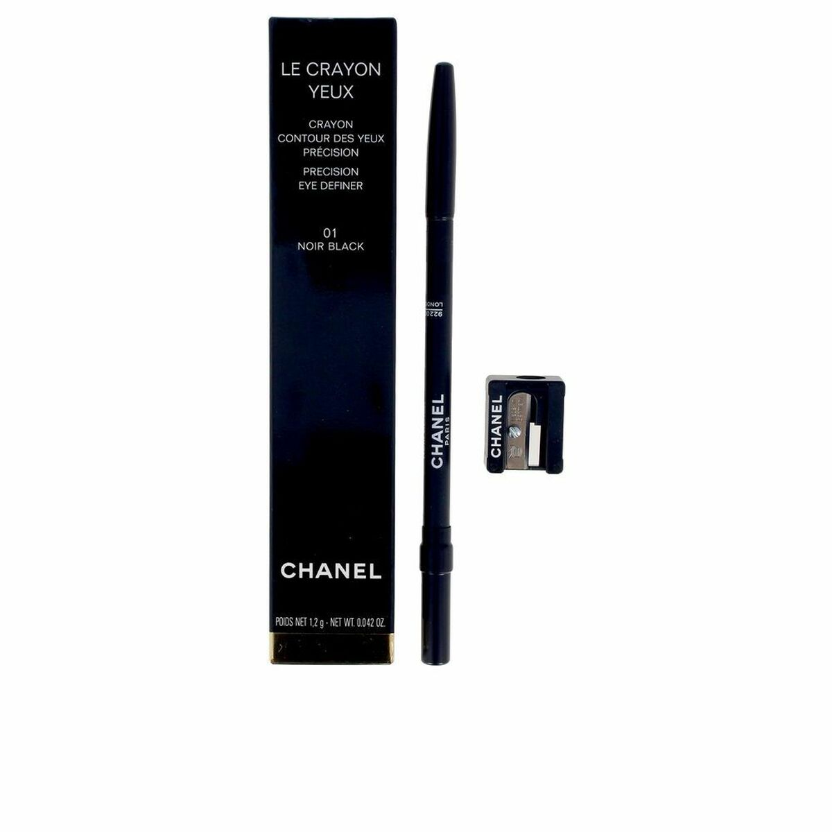 Eye Pencil Chanel Le Crayon Yeux Noir black-01 (1 Unit) (1,2 g) -  Beauty, Make-up -  Chanel.