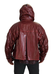 Dolce & Gabbana Bordeaux Cotton Hooded Full Zip Jacket -   -  Dolce & Gabbana.