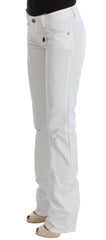 Costume National White Cotton Slim Fit Denim Bootcut Jeans -   -  Costume National.