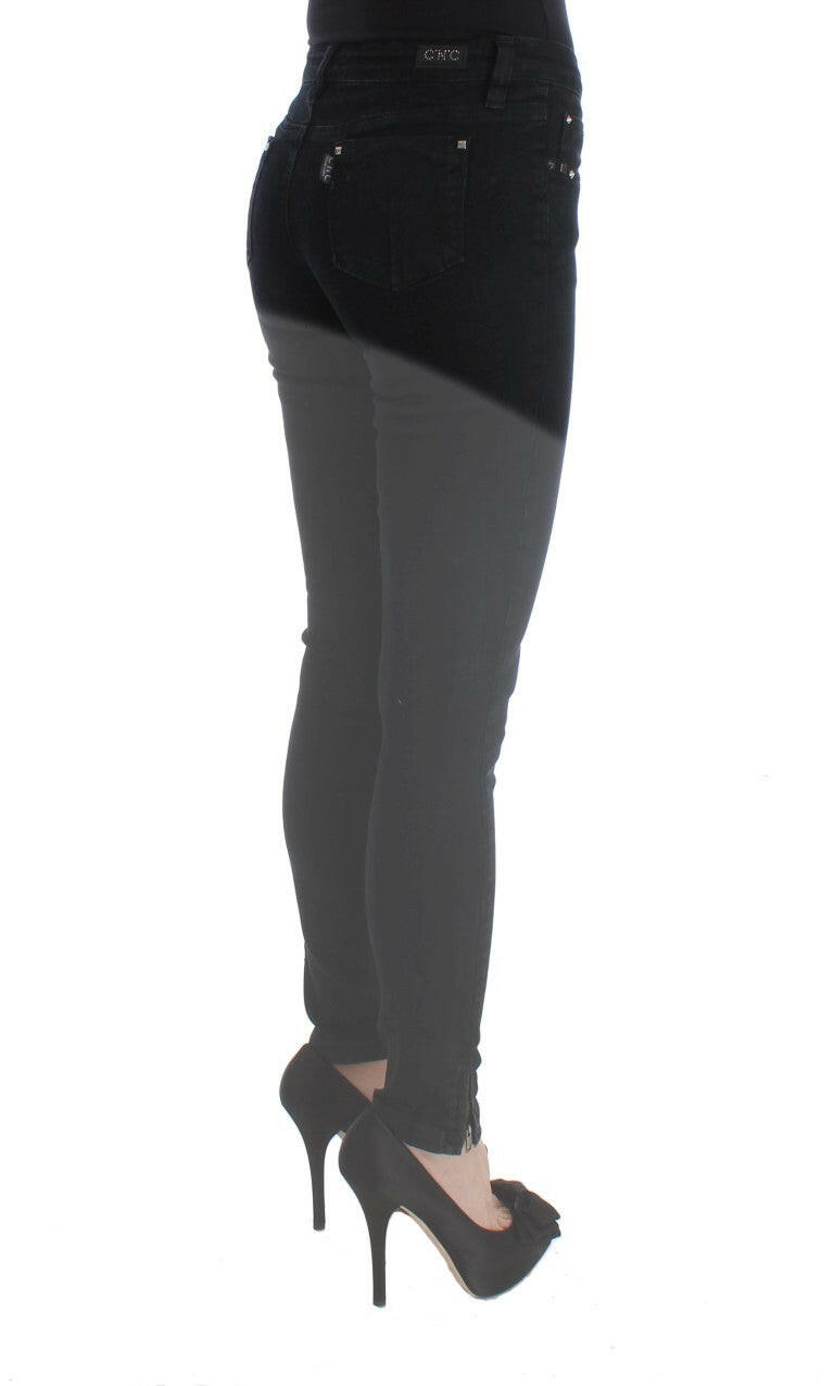 Costume National Black Cotton Slim Fit Denim Jeans -   -  Costume National.