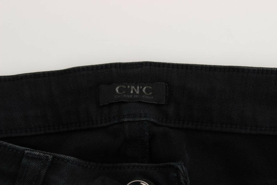 Costume National Black Cotton Slim Fit Denim Jeans -   -  Costume National.