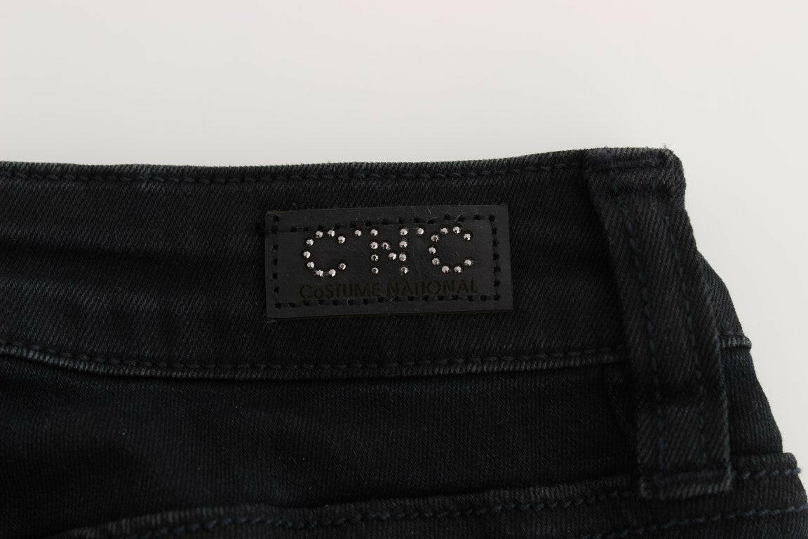 Costume National Black Cotton Slim Fit Denim Jeans -   -  Costume National.