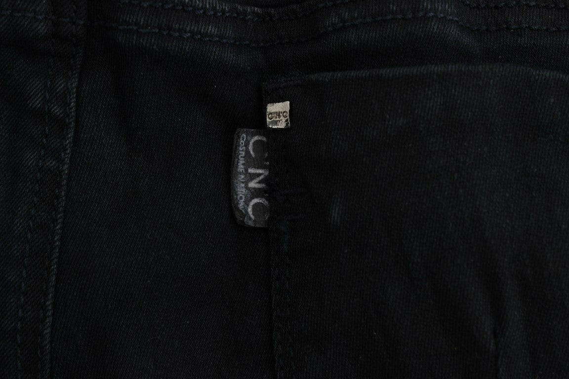 Costume National Black Cotton Slim Fit Denim Jeans -   -  Costume National.