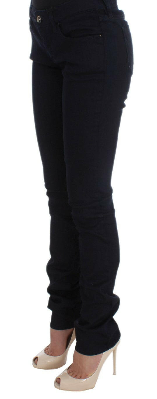 Costume National Blue Cotton Blend Slim Fit Jeans -   -  Costume National.