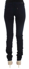 Costume National Blue Cotton Blend Slim Fit Jeans -   -  Costume National.