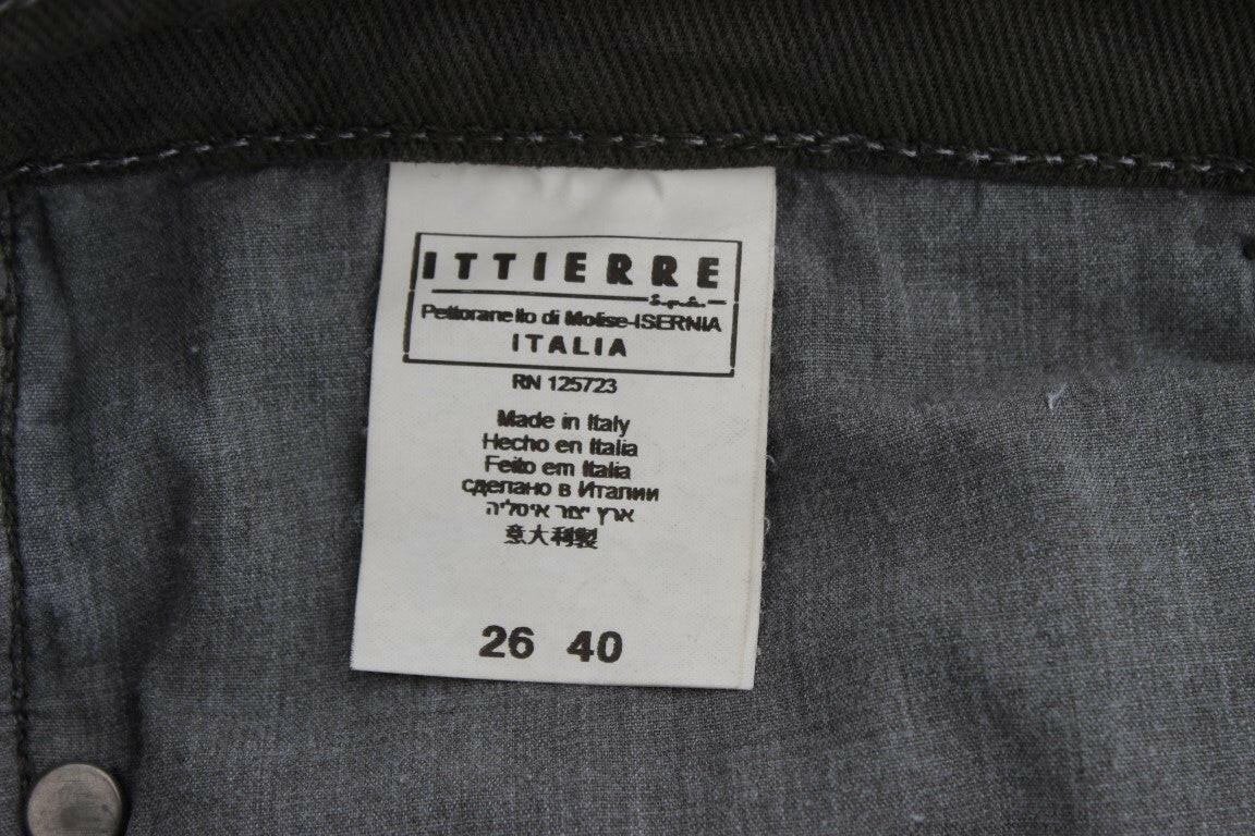 Costume National Green Cotton Blend Slim Fit Jeans -   -  Costume National.