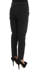 Costume National Black Cotton Capri Cropped Denim Jeans -   -  Costume National.