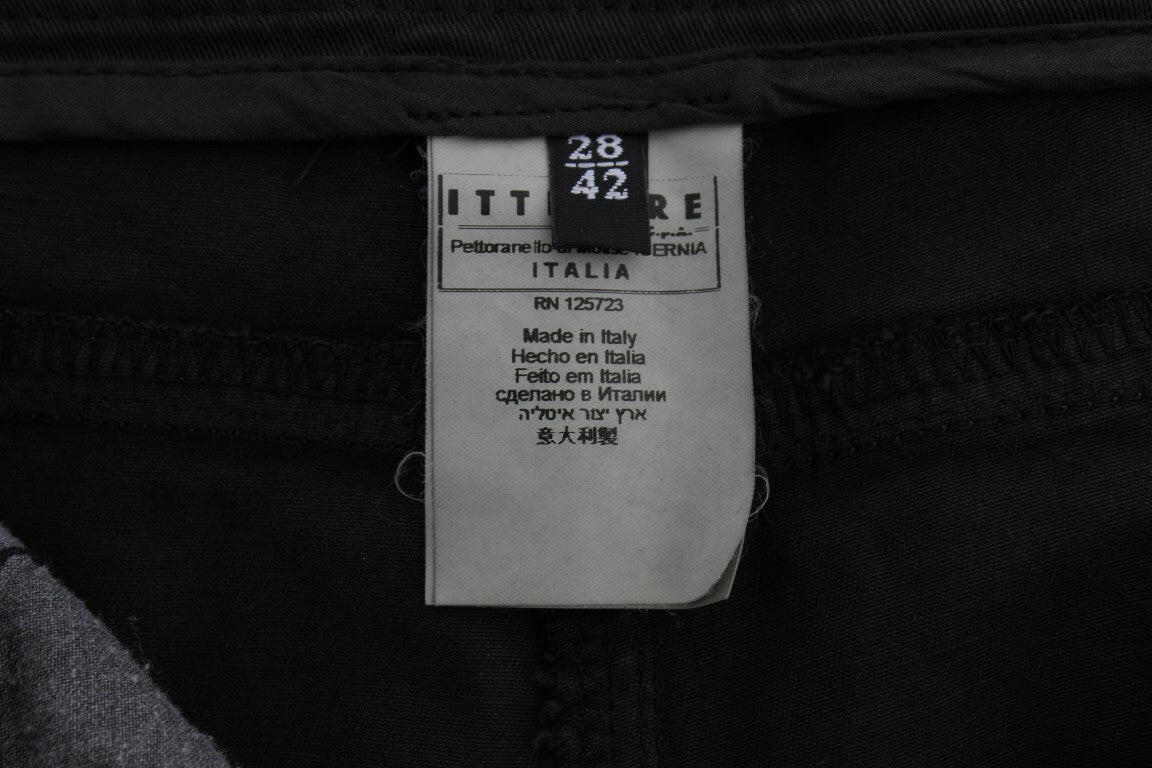 Costume National Black Cotton Capri Cropped Denim Jeans -   -  Costume National.