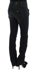 Ermanno Scervino Blue Wash Cotton Slim Fit Jeans -   -  Ermanno Scervino.