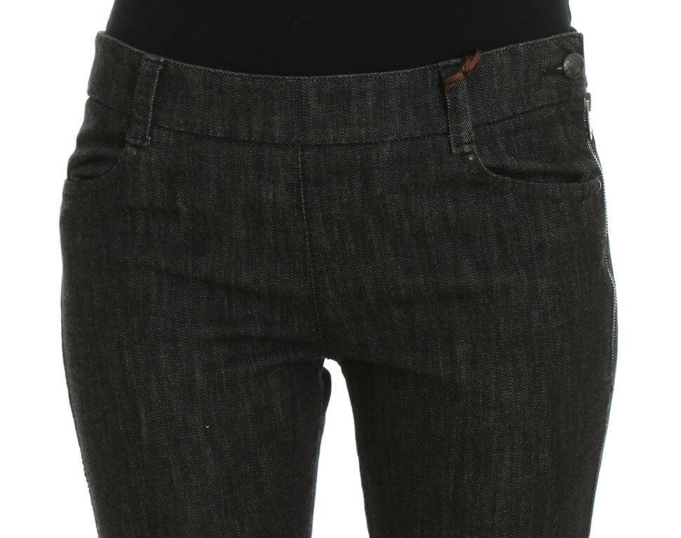 Ermanno Scervino Blue Cotton Slim Fit Denim Jeans -   -  Ermanno Scervino.