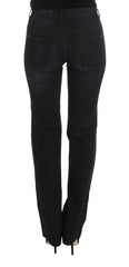 Ermanno Scervino Blue Cotton Blend Slim Fit Bootcut Jeans -   -  Ermanno Scervino.