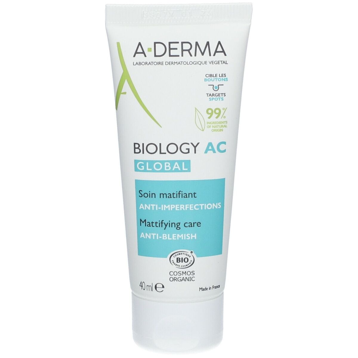 Day Cream A-Derma Biology Ac Global Soin Matifiant Anti-Imperfection -  Beauty, Skin care -  A-Derma.