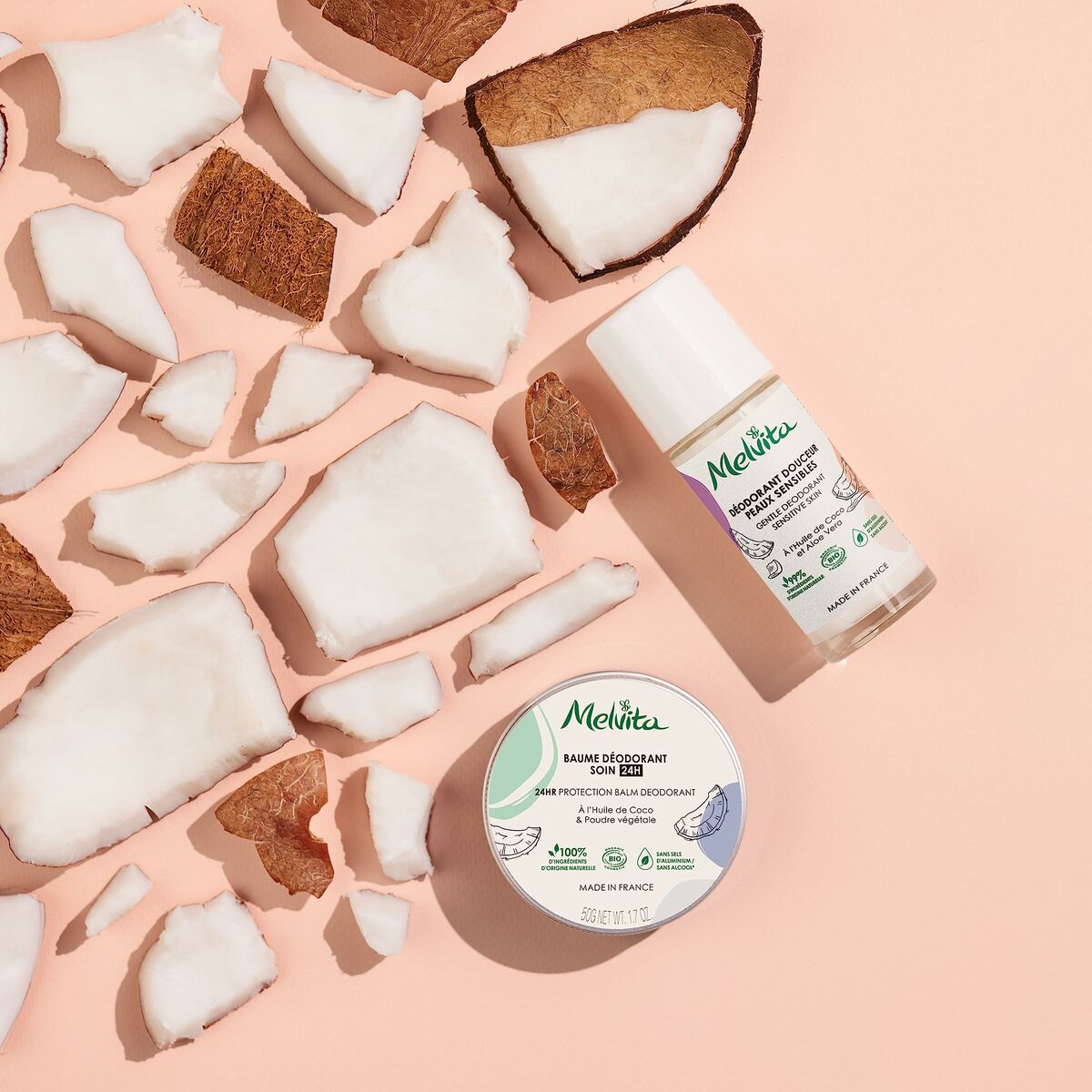 Roll-On Deodorant Melvita Los Esenciales De Higiene 50 ml Sensitive skin -  Beauty, Bathing and personal hygiene -  Melvita.