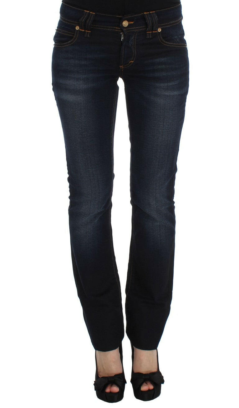 John Galliano Blue Wash Cotton Slim Fit Jeans -   -  John Galliano.