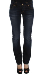 John Galliano Blue Wash Cotton Slim Fit Jeans -   -  John Galliano.
