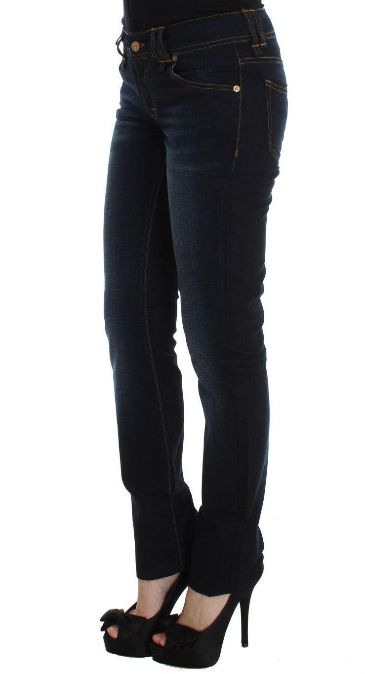 John Galliano Blue Wash Cotton Slim Fit Jeans -   -  John Galliano.