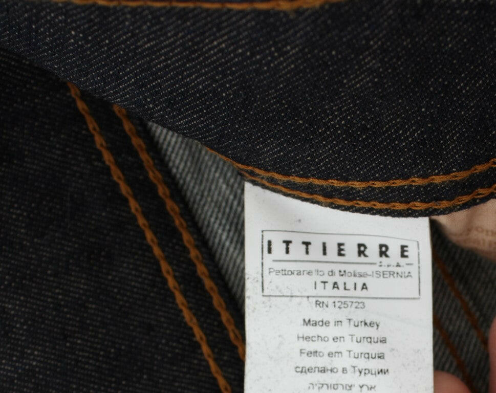 John Galliano Blue Wash Cotton Blend Slim Fit Bootcut Jeans -   -  John Galliano.