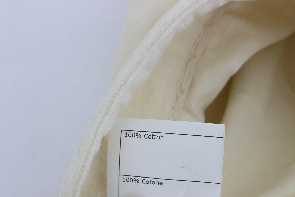 Ermanno Scervino Beige Cotton Capri Cropped Cargo Pants -   -  Ermanno Scervino.