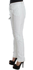 Ermanno Scervino White Nylon Padded Slim Fit Cargo Pants -   -  Ermanno Scervino.